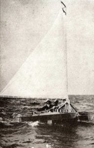 1938, il "Catafoil I". La prima imbarcazione riconosciuta come aliscafo a vela.