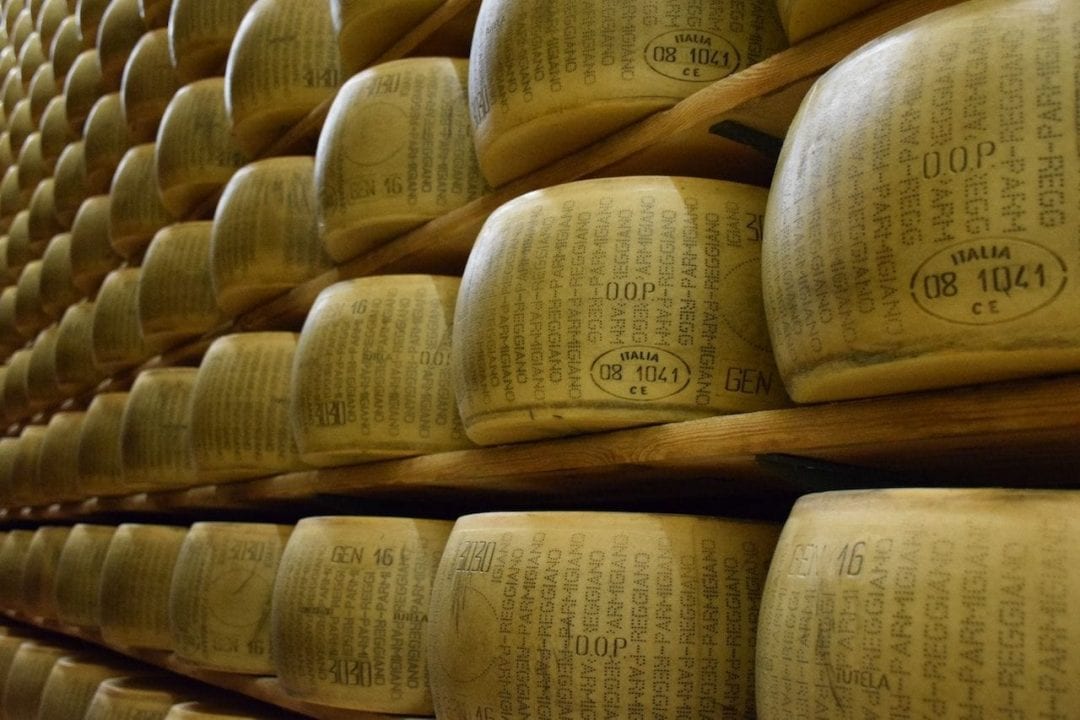 Un caseificio produttore di Parmigiano Reggiano Dop