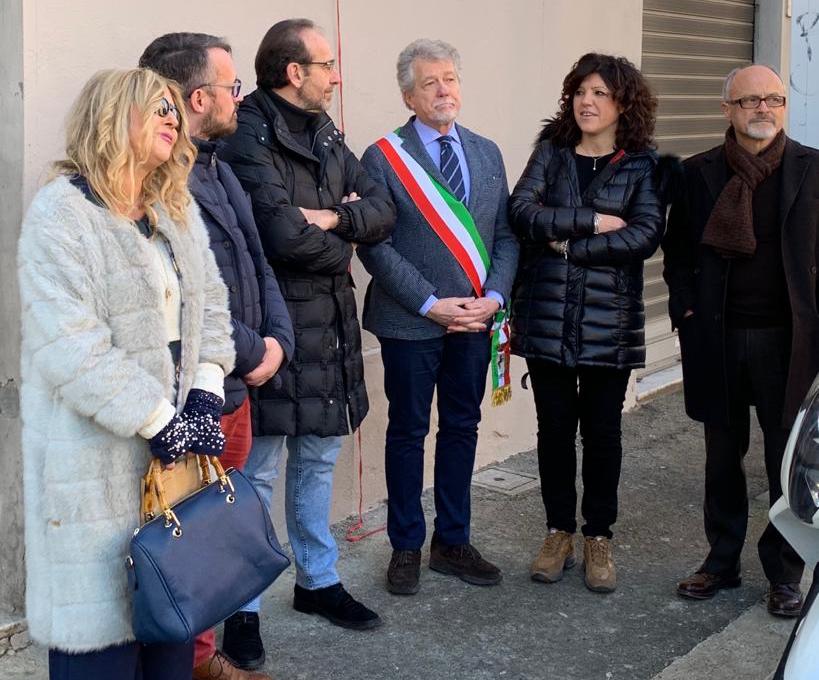 Intitolazione via Oriana Fallaci ad Arezzo, alla presenza del Sindaco Alessandro Ghinelli, dei Senatori Nisini e Nencini, dei consiglieri Andreani e Casi