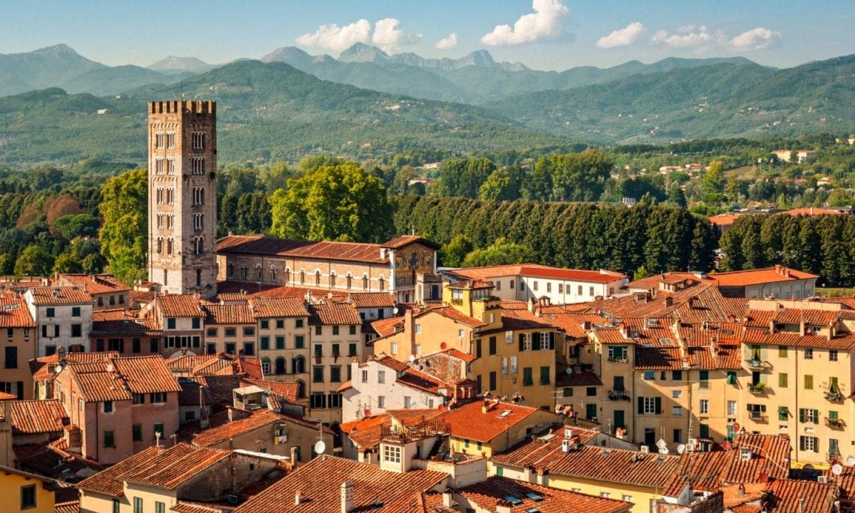 Lucca, panoramica della città