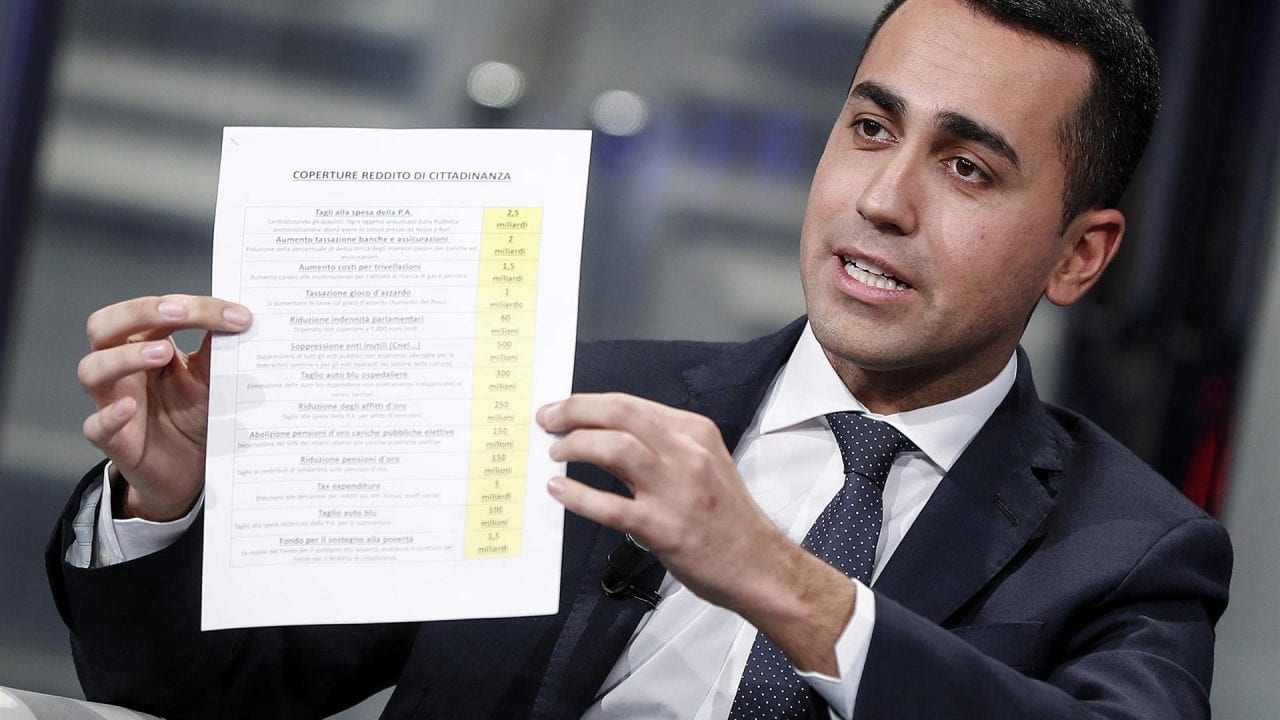 Il vicepremier e Ministro dell'Economia Luigi Di Maio (M5S)