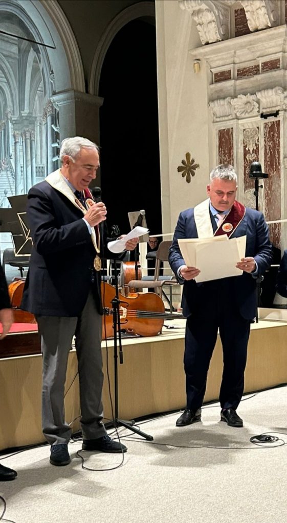 Il Presidente Coppola ed il tesoriere Cappelli