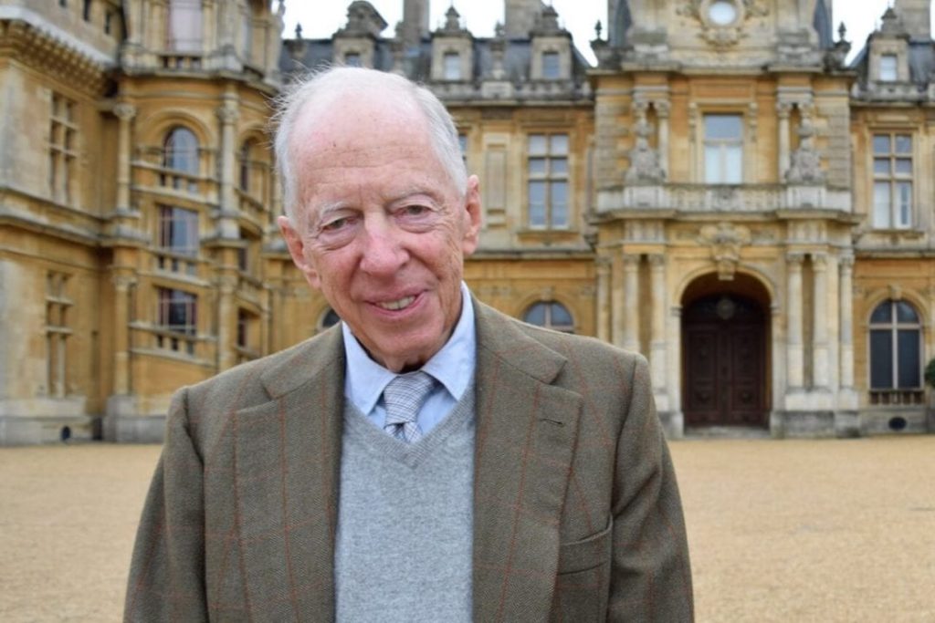 Jacob Rothschild a casa sua.