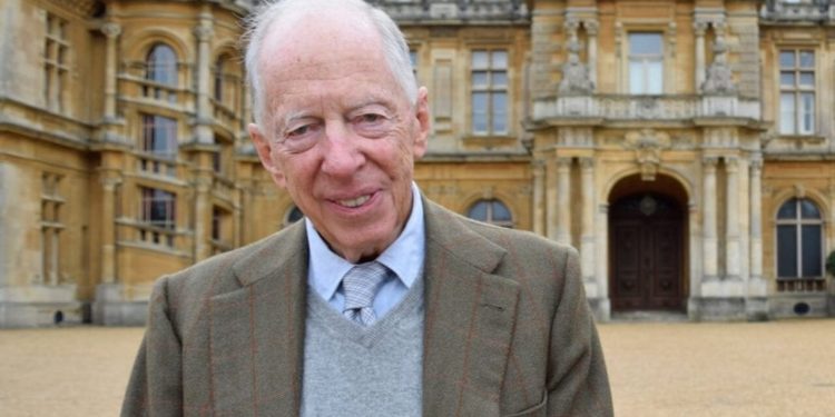 Jacob Rothschild a casa sua.