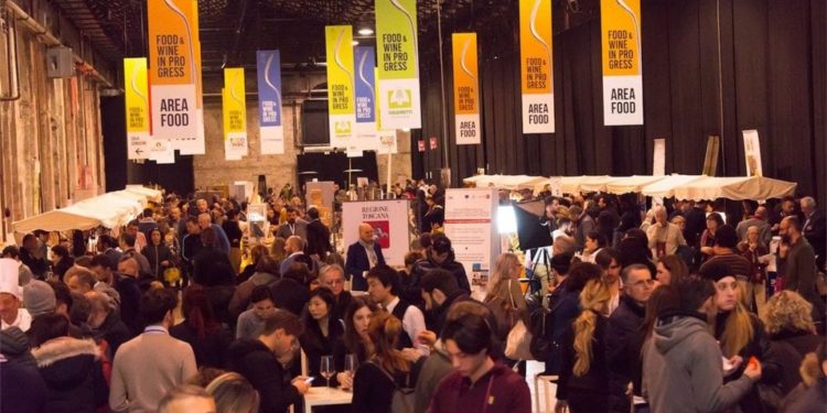 L'area food a Food & Wine in progress edizione 2017