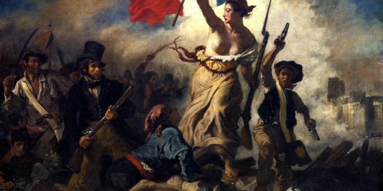 La libertà che guida il popolo, Eugène Delacroix