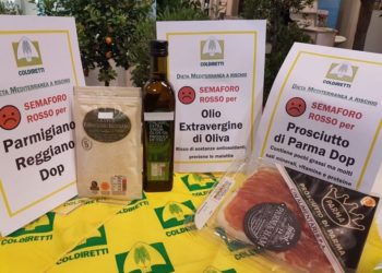 Salvo l'85% in valore di prodotti Made in Italy a rischio a causa del loro contenuto in sale, zucchero e grassi