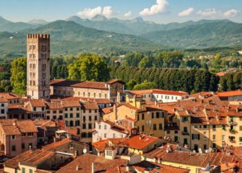 Lucca, panoramica della città