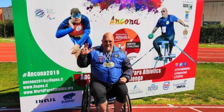 Il Tenente Colonnello Campoccio atleta paralimpico dell’Esercito Italiano vince tutto al Grand Prix FISPES si candita ai mondiali di novembre.