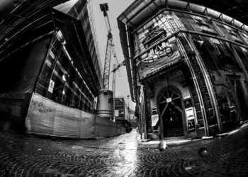 L'Aquila, uno scatto di Daniele di Benedetto per la mostra Lavori in Corso nel decennale del sisma