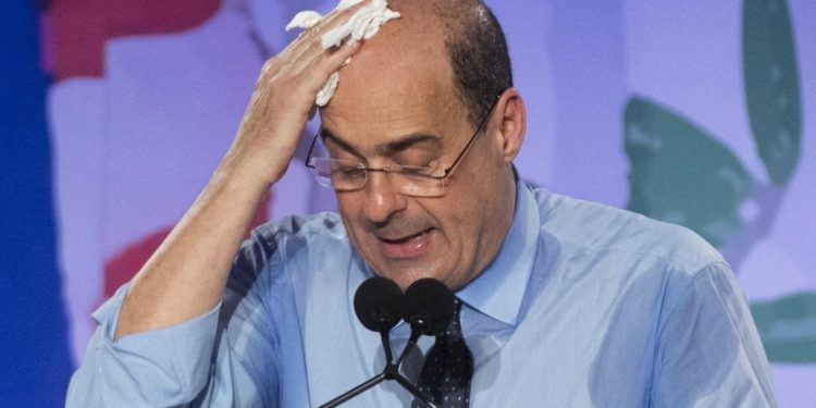 Doccia fredda sul Pd: Zingaretti indagato per finanziamento illecito ai partiti