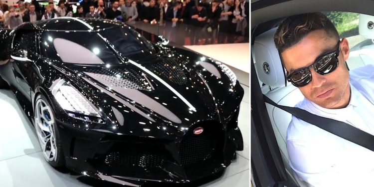 CR7 si regala l’auto più costosa al mondo, 11 milioni di euro per la Bugatti Voiture Noire