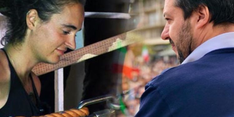 Carola Rackete ha la faccia tosta di fare pure la vittima e querela Salvini… “per gli insulti e le forme di istigazione a delinquere”!