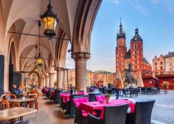 Rynek Główny, la piazza principale della città sulla quale sorge la Basilica di Santa Maria