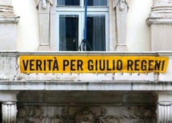Regeni, uno striscione infinito