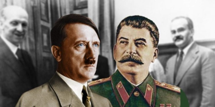 Hitler e Stalin si davano la mano