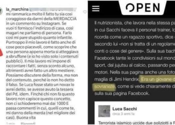 Giulia Marchina di Open rincara la dose su Luca Sacchi: era uno sbruffone.