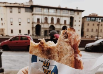Focaccia con salumi toscani, Firenze