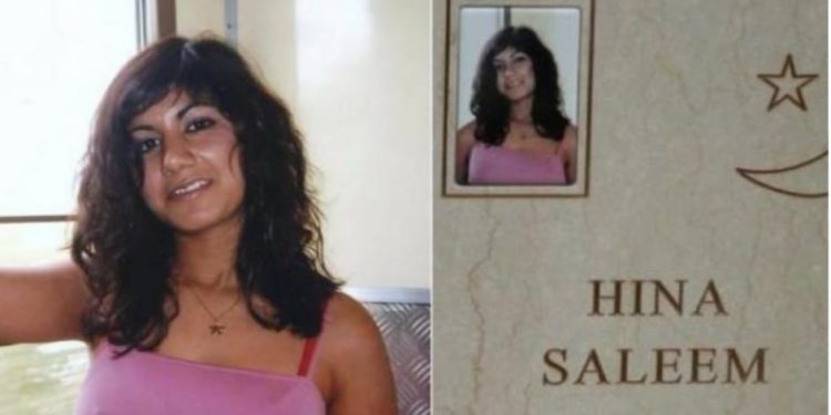 Sulla tomba di Hina Saleem