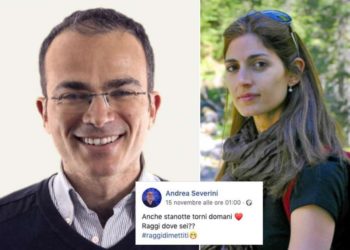 Il marito della Raggi piagnucola su Facebook, la Sindaca non è mai a casa. AAA cercasi Dignità