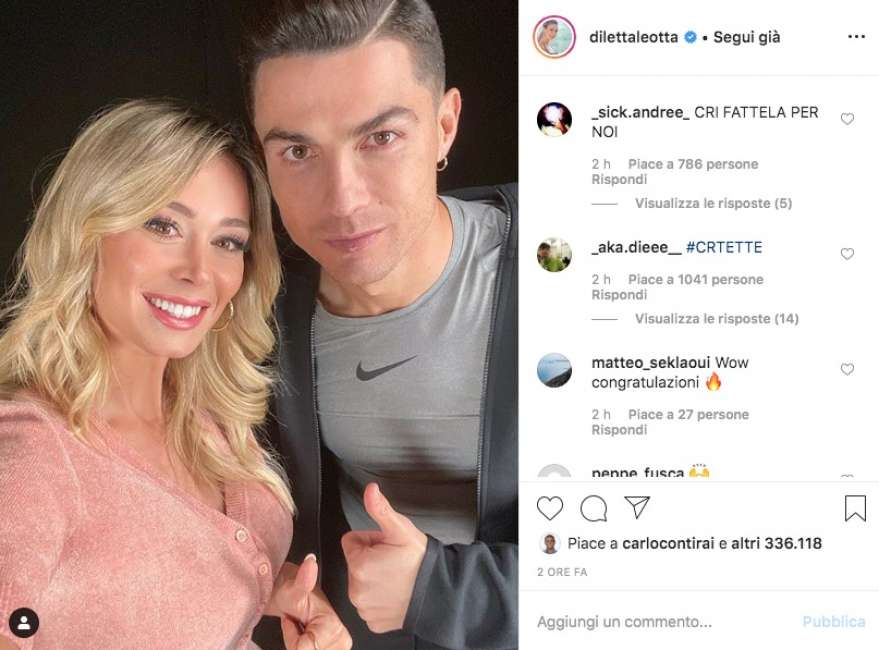 Resultado de imagen de Diletta Leotta y cristiano"