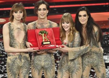 I Maneskin sul podio della 71esima edizione di Sanremo