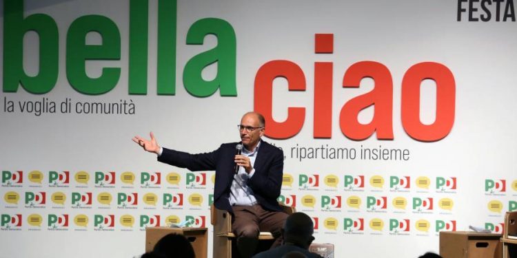 Enrico Letta leader, del centro destra