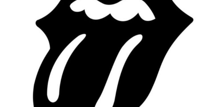 Braccialetto UFFICIALE Il Rolling Stones Lingua Logo Band 24mm NUOVO taglia in gomma 