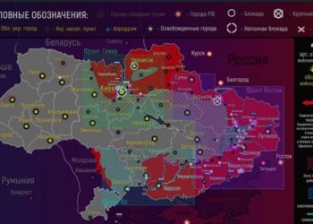 Mappa delle ostilità