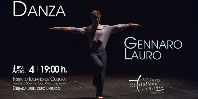 Il danzatore Gennaro Lauro a Città del Messico