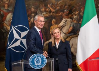 NATO. Il Segretario Generale Jens Stoltenberg incontra il Presidente del Consiglio Giorgia Meloni