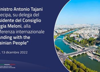 Conferenza internazionale sull’Ucraina: a Parigi il Vice Premier e titolare del MAEC Tajani