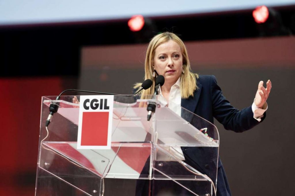 Congresso CGIL Meloni