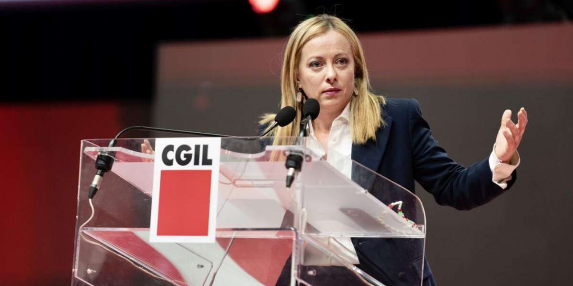 Congresso CGIL Meloni