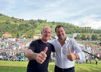 Pontida: il prato sempre verde, di una Lega sempre meno verde