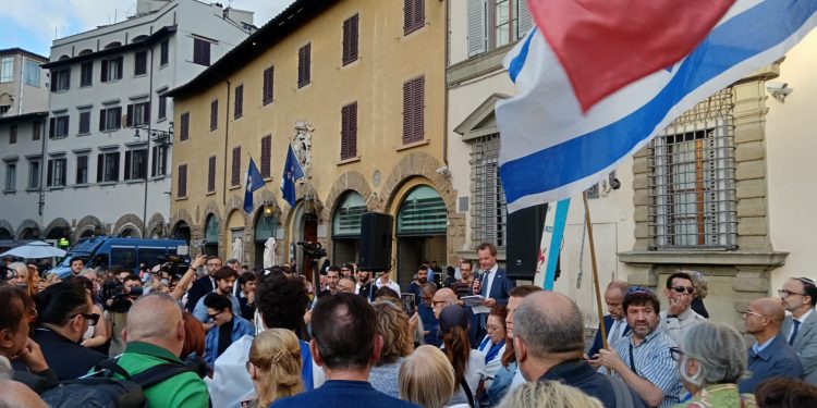 Firenze per Israele, senza se e senza ma