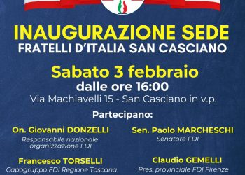 Inaugurazione sede Fdi San Casciano Val di Pesa 