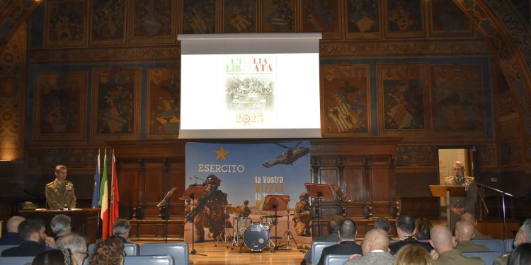 Esercito. Perugia, presentazione del CalendEsercito 2025 in Sala dei Notari