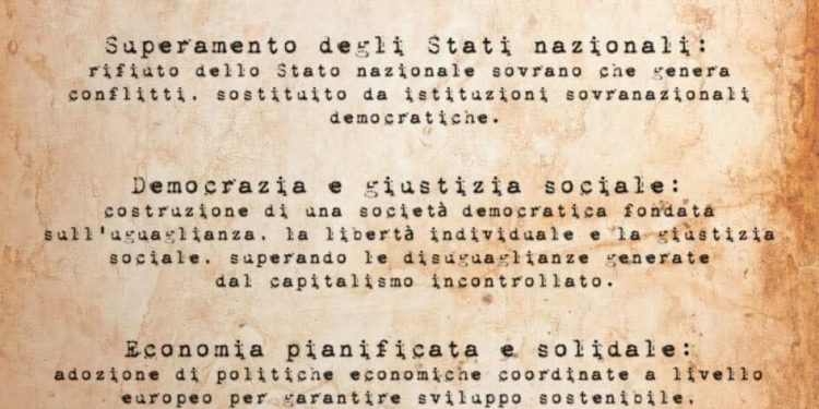 VENTOTENE: UN MANIFESTO DA RILEGGERE E DISCUTERE. L’EUROPA TRA MEMORIA STORICA E NUOVE SFIDE