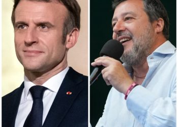 Toni nuovamente tesi fra Matteo Salvini e Emmanuel Macron