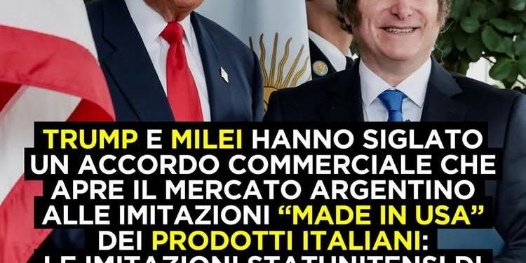 STRANI POST SUI SOCIAL SU MILEI AMICO DI TRUMP CONTRO L’ITALIA
