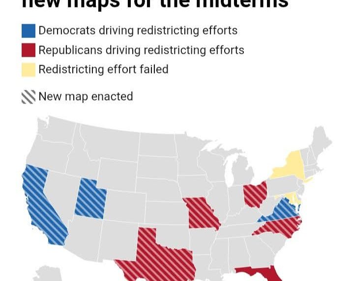 Democratici in vantaggio nella guerra dei distretti: Virginia e California ribaltano gli equilibri nazionali
