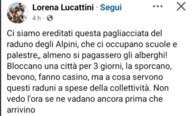 Adunata degli alpini? Una “pagliacciata”. Bufera sulla funzionaria candidata AVS della procura di Genova